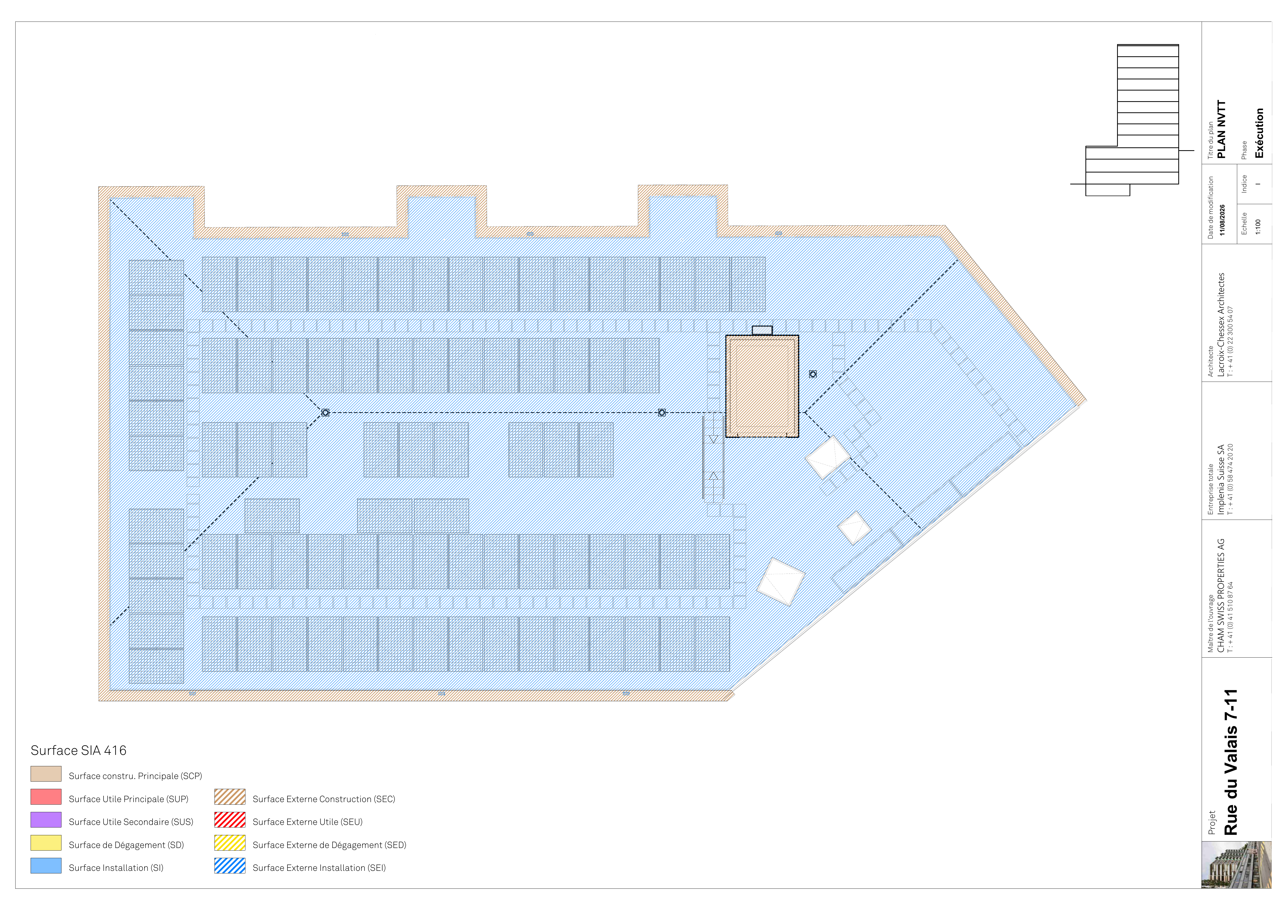 Plan de la toiture